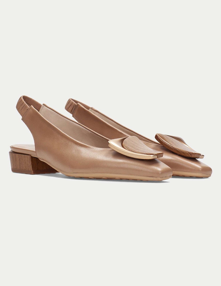 Zapato de tacón Hispanitas de piel para mujer