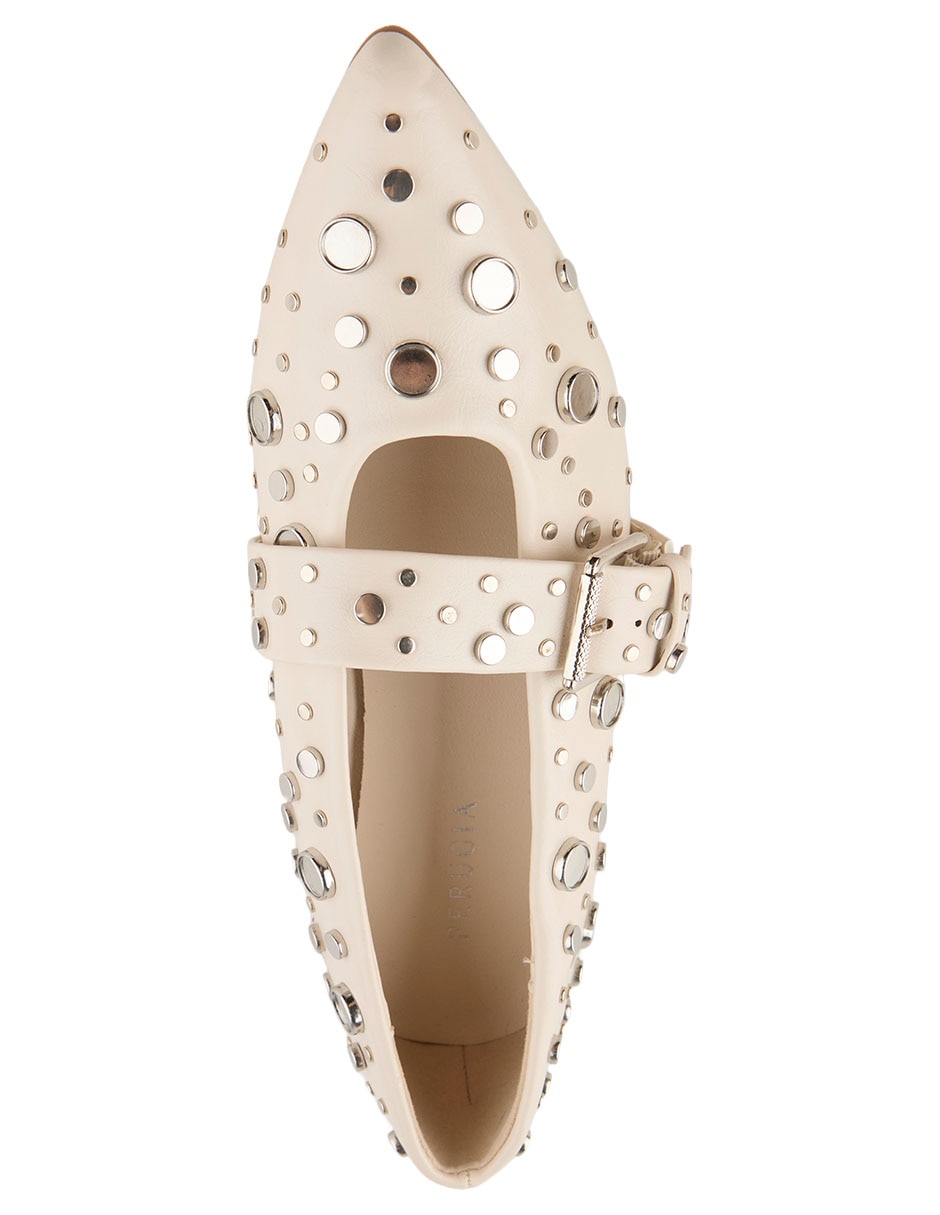 Balerina de piel para mujer 5