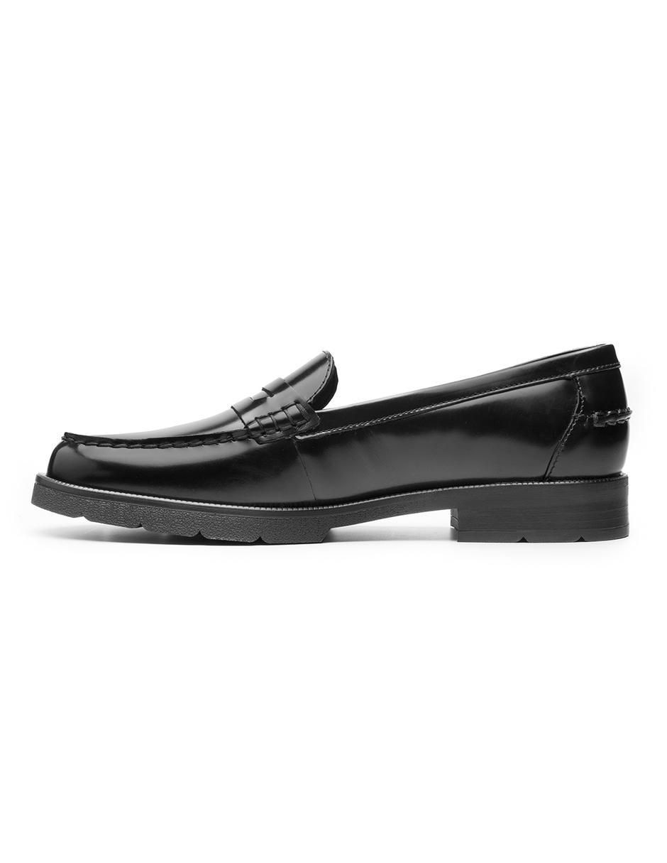 Mocasín Quirelli de piel para mujer