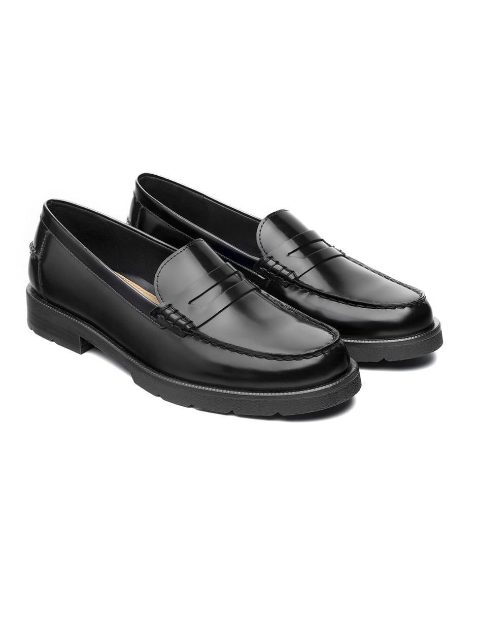 Mocasín Quirelli de piel para mujer
