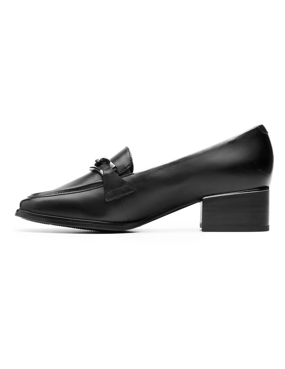 Mocasín Quirelli de piel para mujer