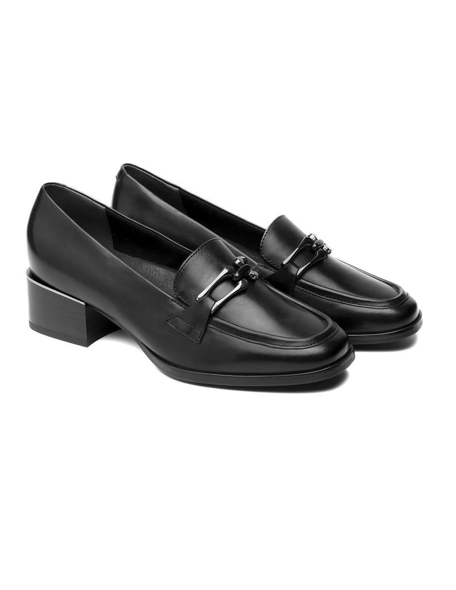 Mocasín Quirelli de piel para mujer