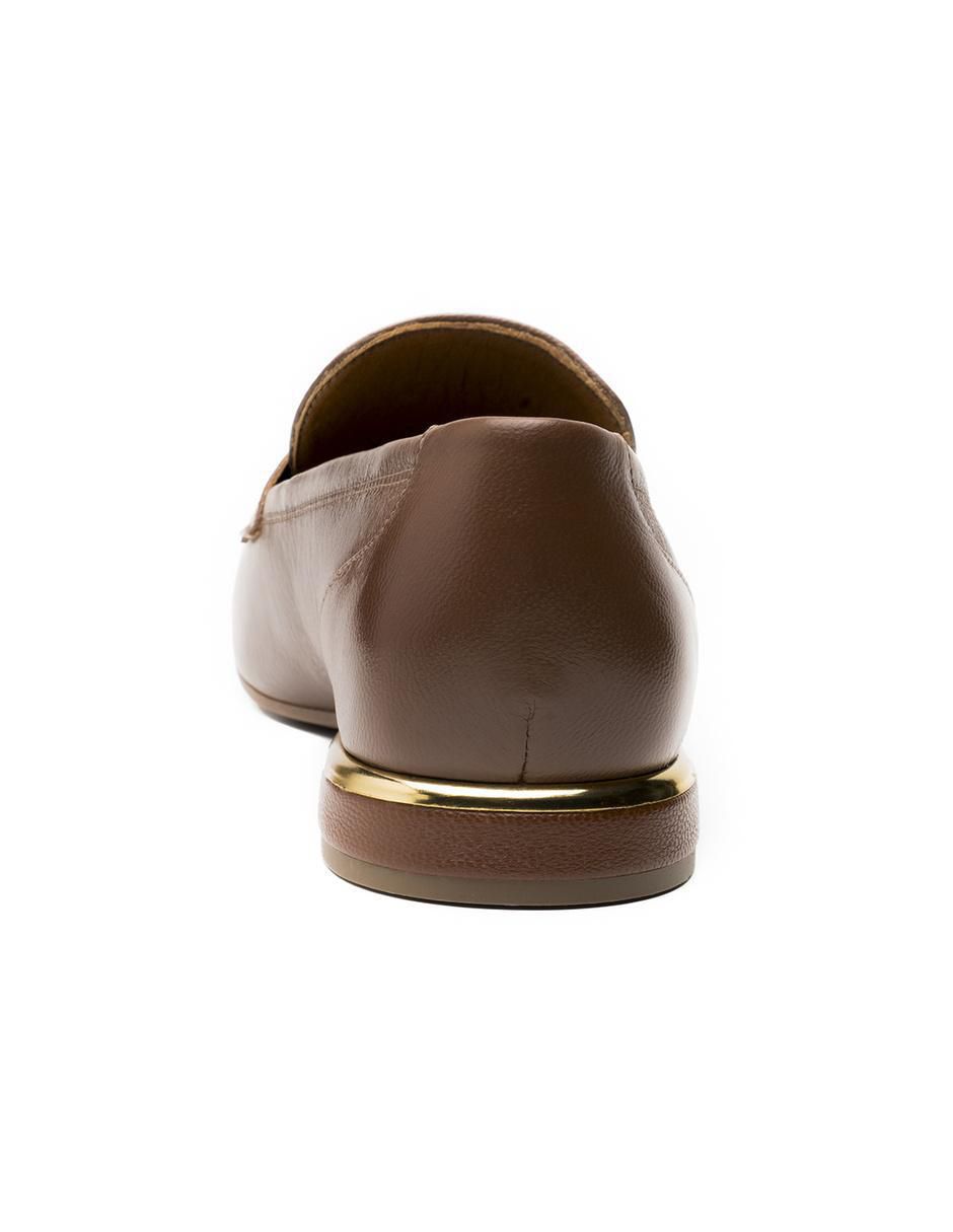 Mocasín Quirelli de piel para mujer