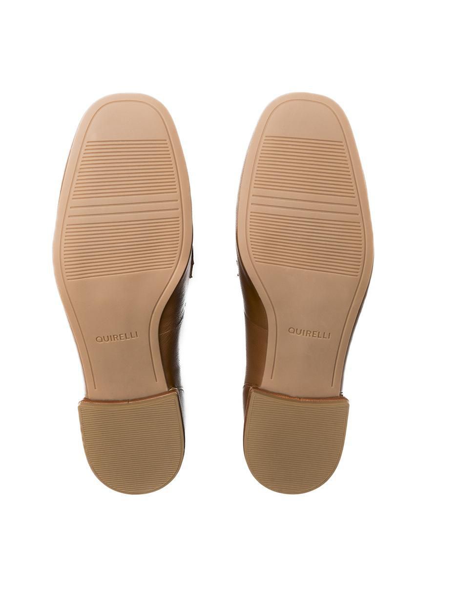 Mocasín Quirelli de piel para mujer