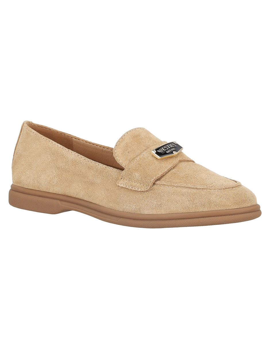 Mocasín Westies de gamuza para mujer
