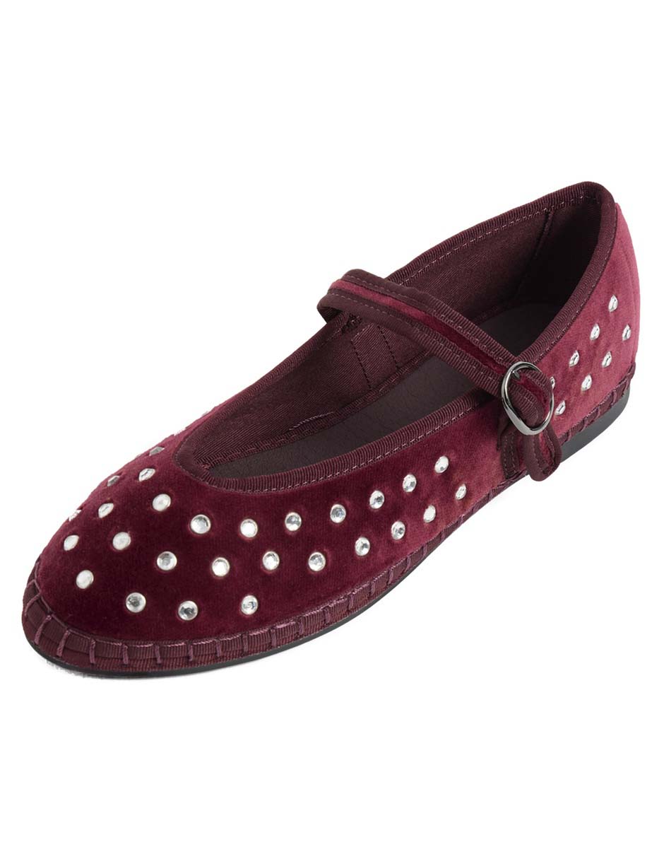 Balerina Flabelus Mae Burgundy