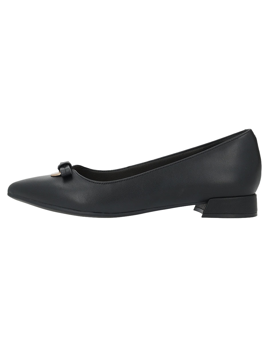 Balerina de cuero para mujer