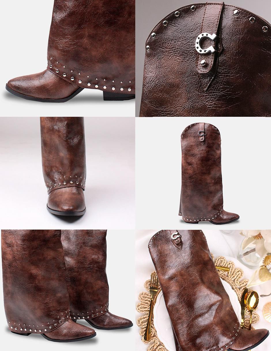 Bota cowboy abajo de la rodilla Elán Choose Your Way para mujer
