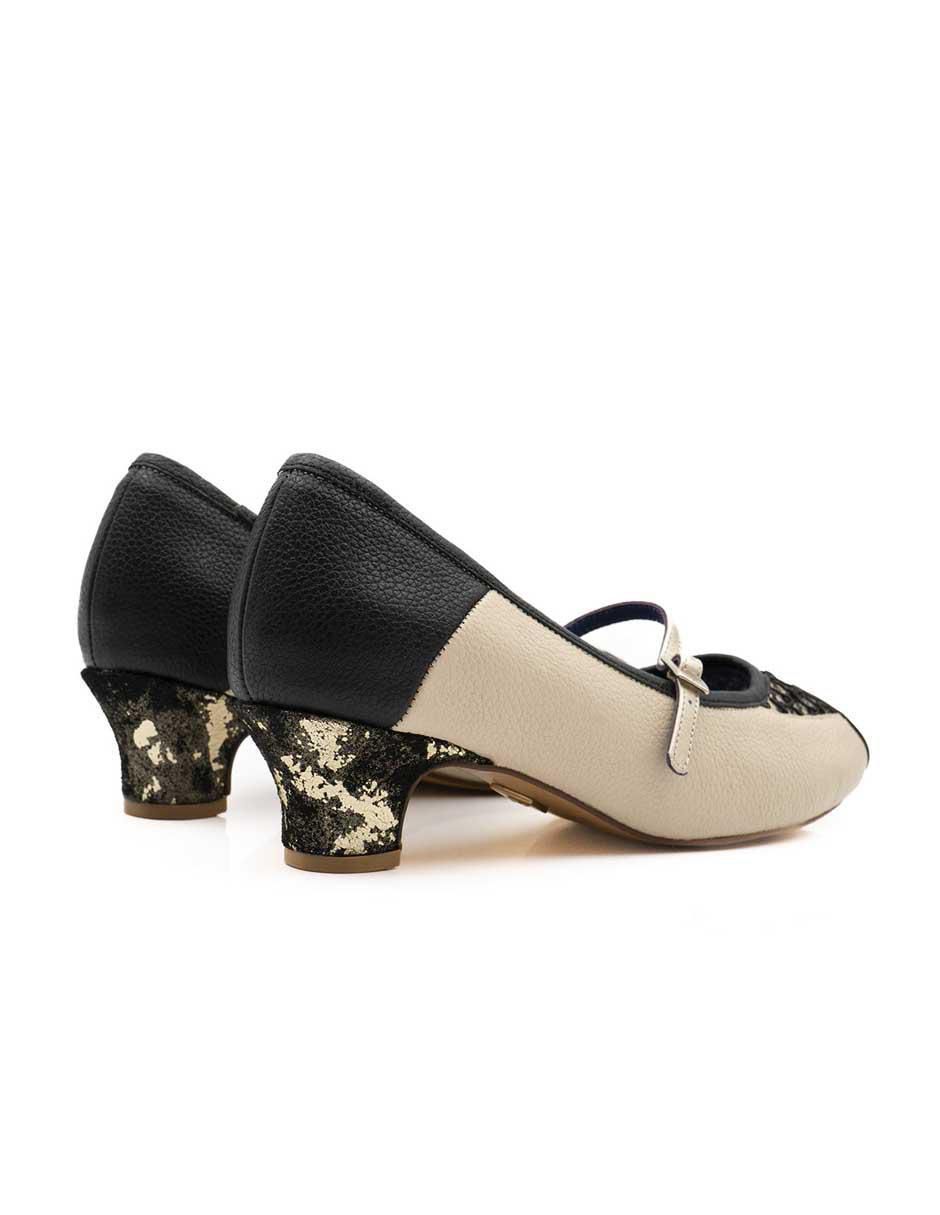 Zapatilla piel