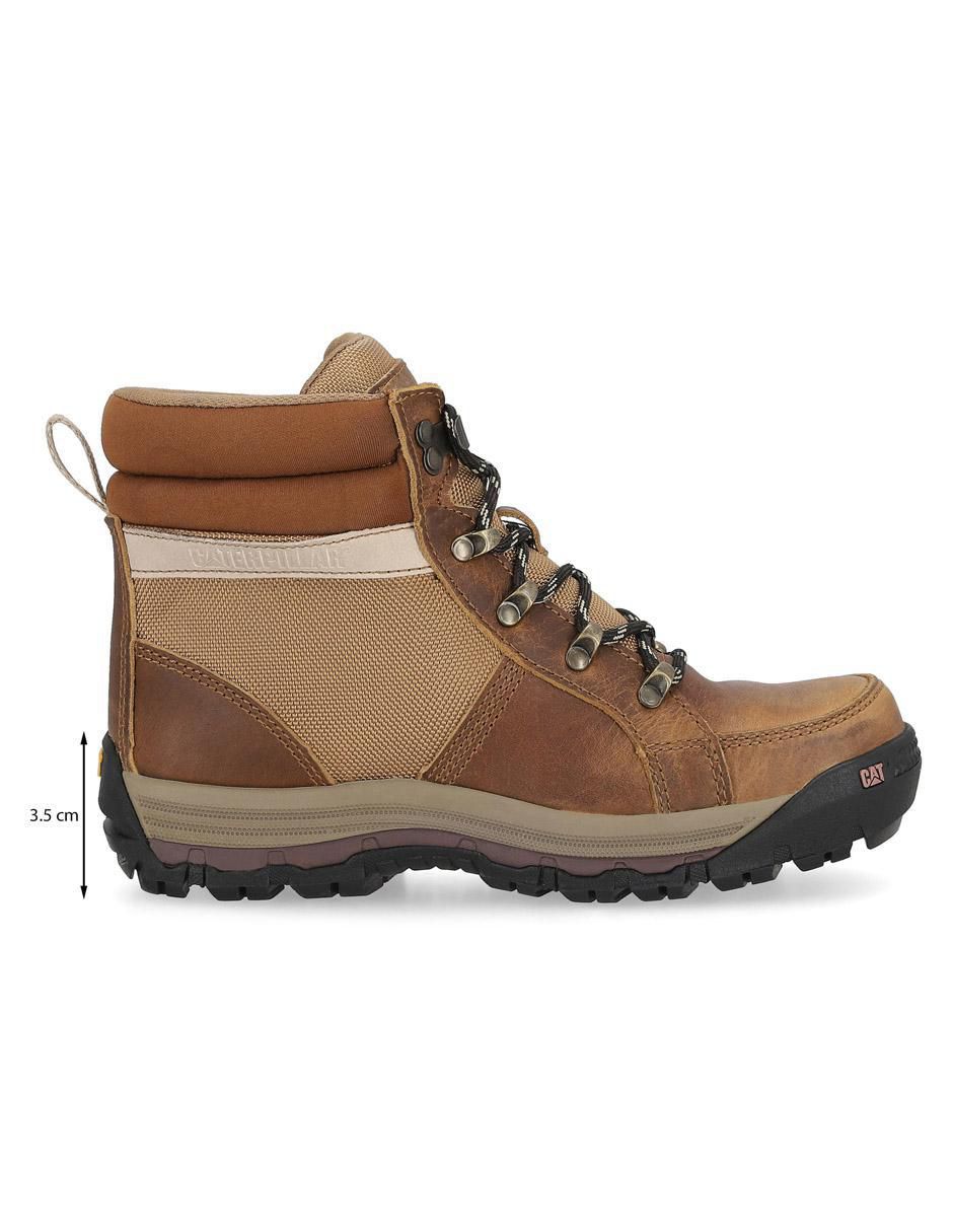 Bota arriba del tobillo Caterpillar de piel para mujer
