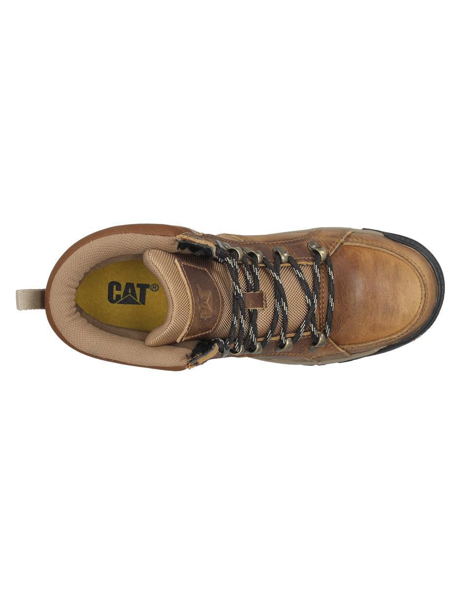 Bota arriba del tobillo Caterpillar de piel para mujer