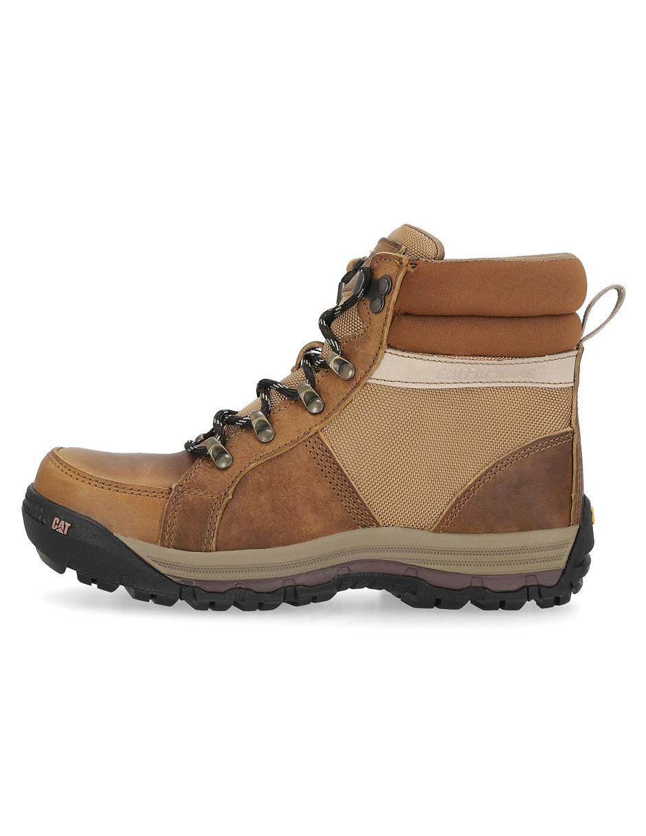 Bota arriba del tobillo Caterpillar de piel para mujer