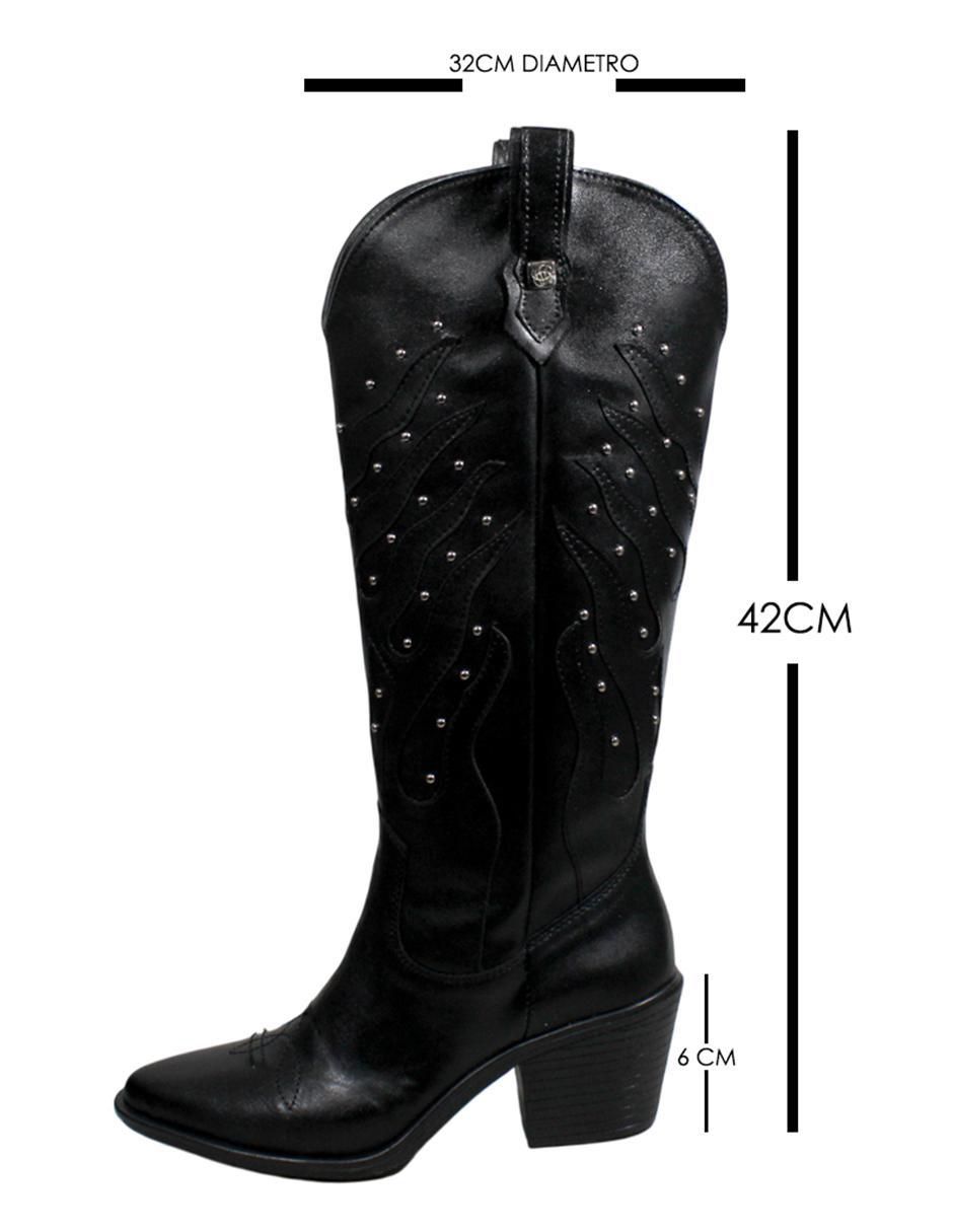 Bota cowboy abajo de la rodilla para mujer 11