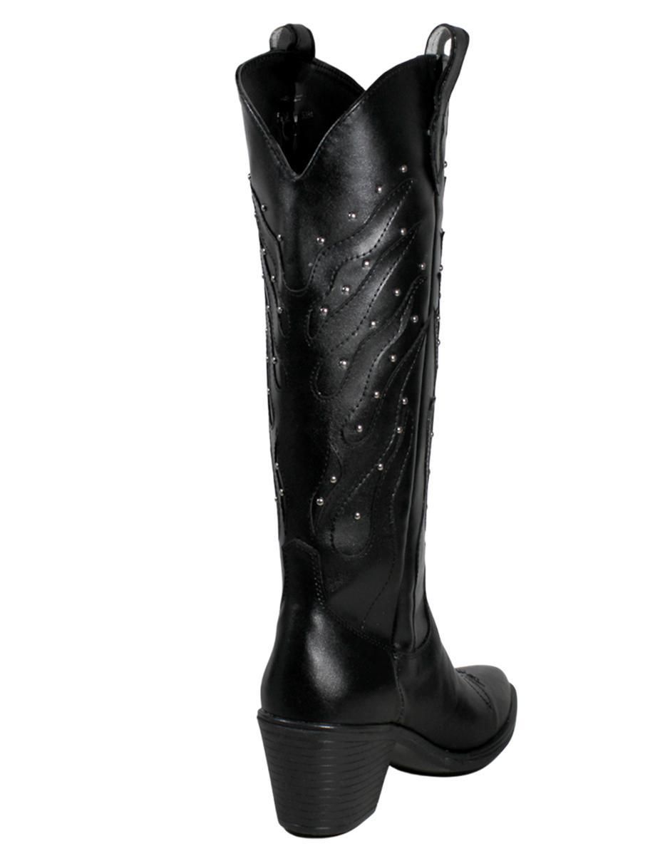 Bota cowboy abajo de la rodilla para mujer 4