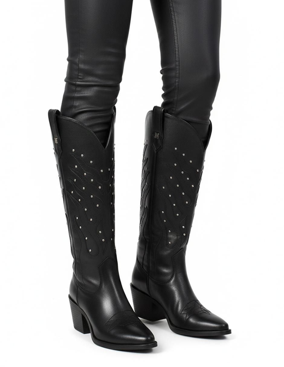 Bota cowboy abajo de la rodilla para mujer 10
