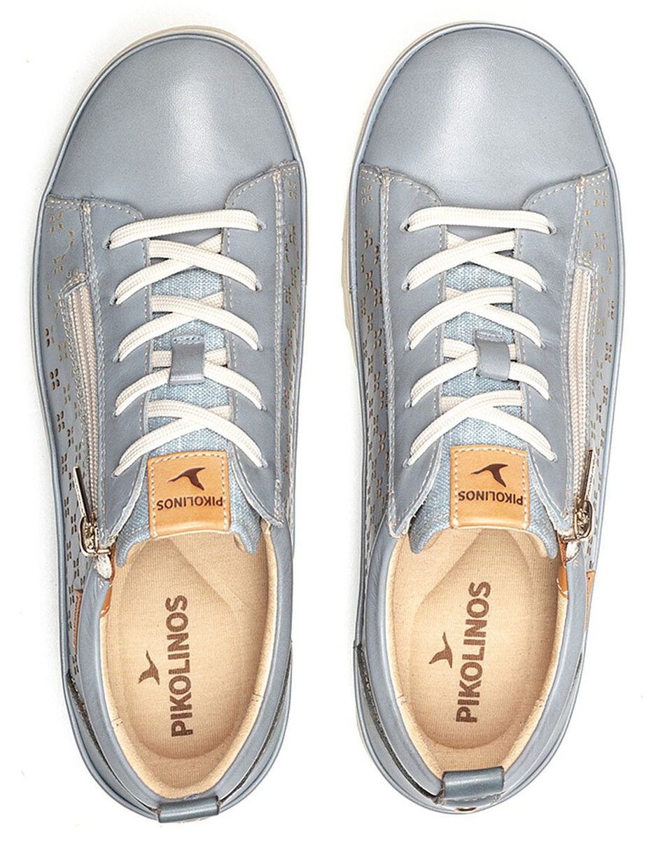 Mocasín pikolinos de piel para mujer