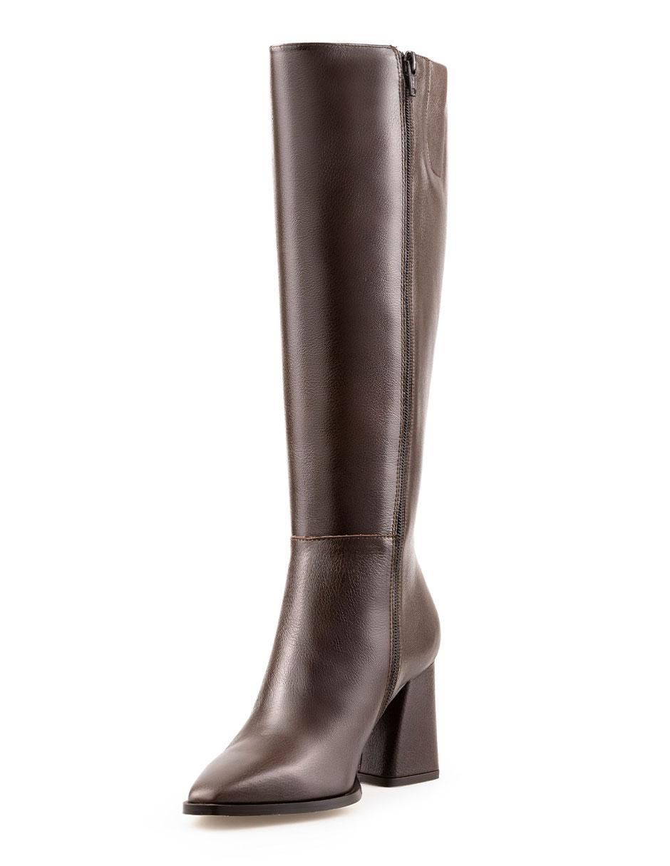Bota a la rodilla Davenia de piel para mujer