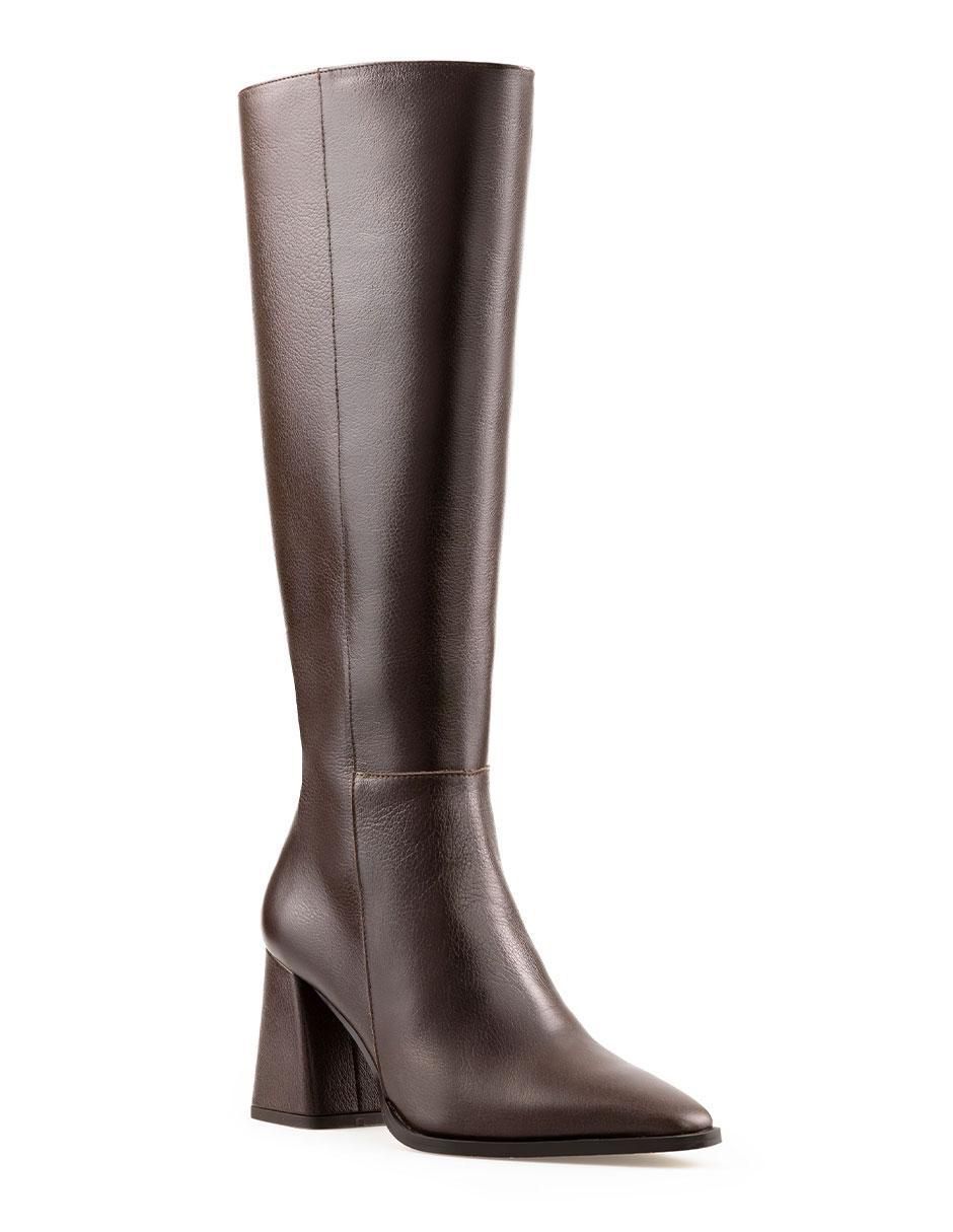 Bota a la rodilla Davenia de piel para mujer