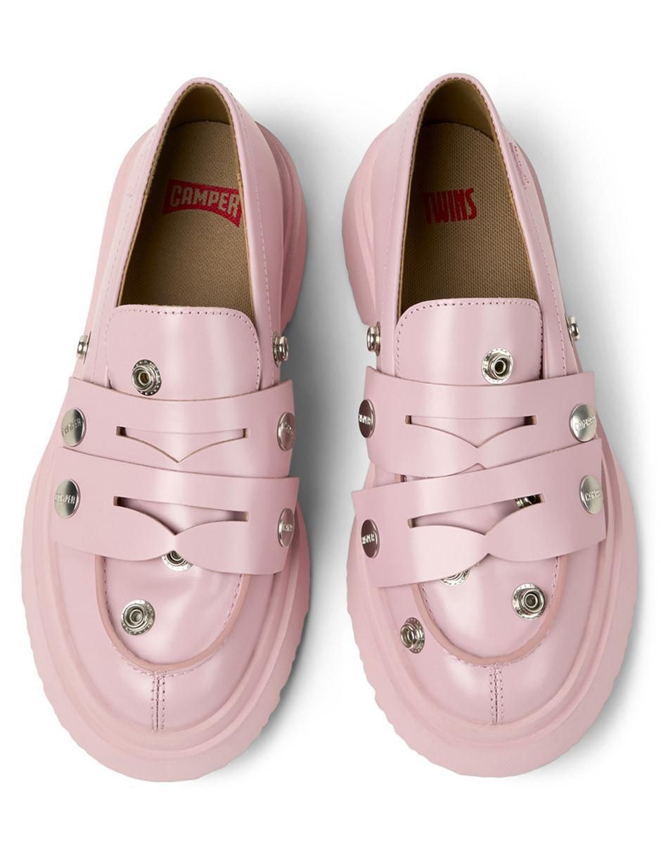 Mocasín Camper de piel para mujer