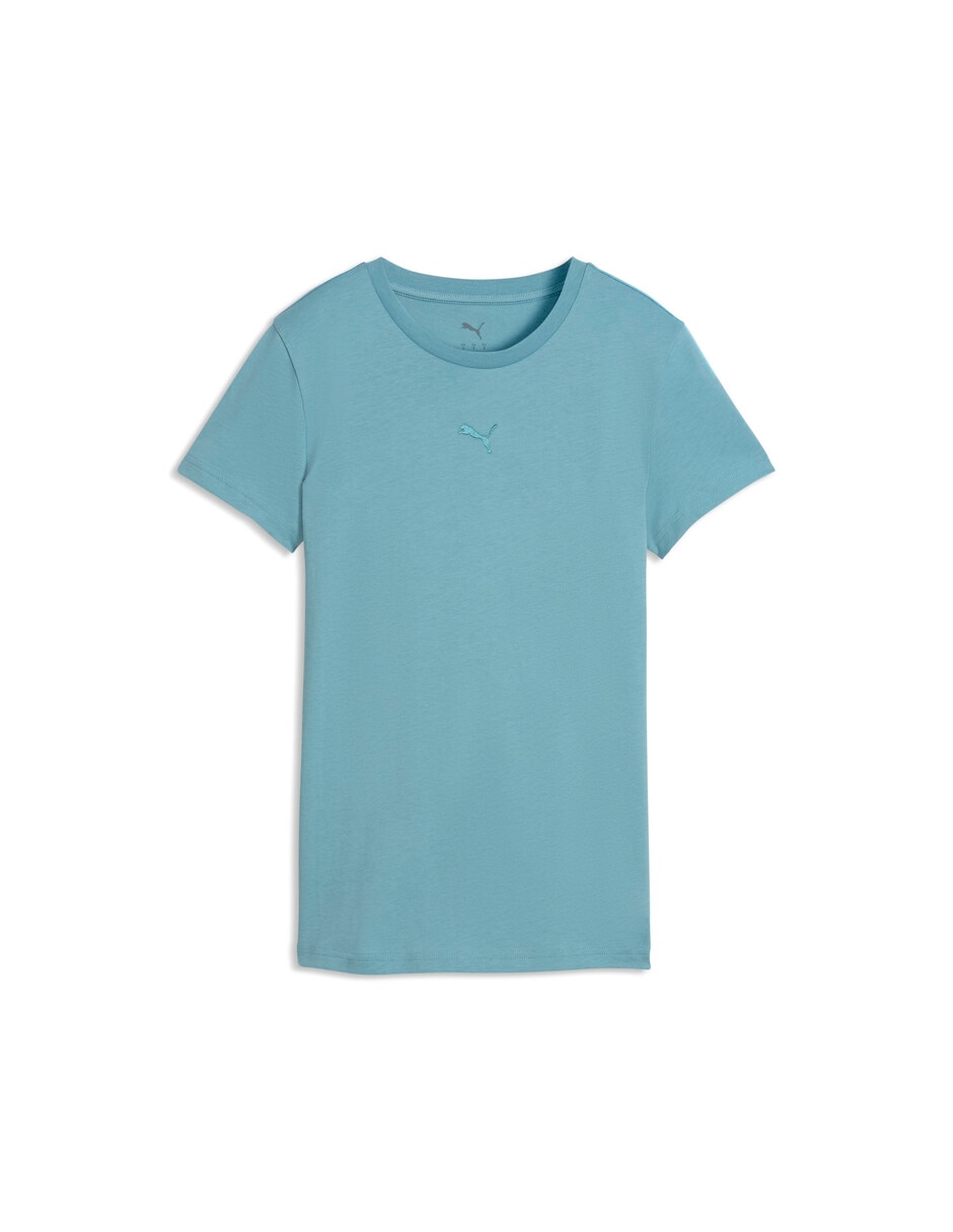 Playera manga corta cuello redondo para mujer Playera manga corta cuello redondo para mujer