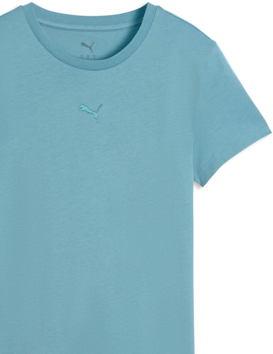 Playera manga corta cuello redondo para mujer 3