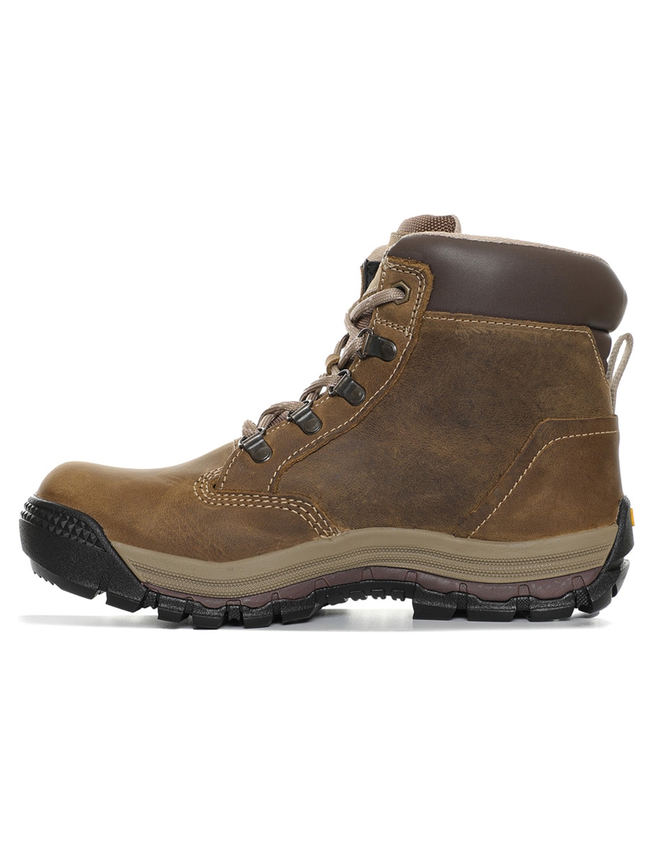 Bota industrial Caterpillar de cuero y piel