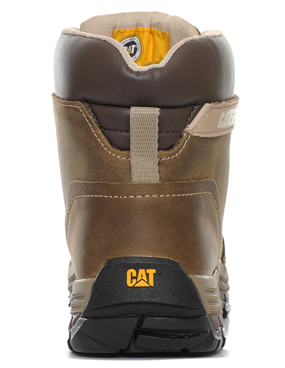 Bota industrial Caterpillar de cuero y piel