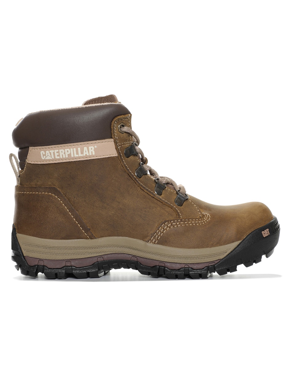 Bota industrial Caterpillar de cuero y piel