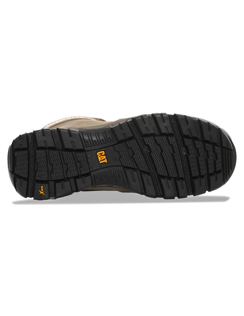 Bota industrial Caterpillar de cuero y piel