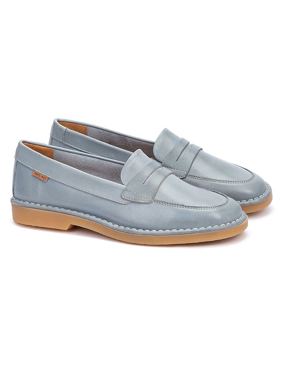 Mocasín Noia de piel para mujer 2