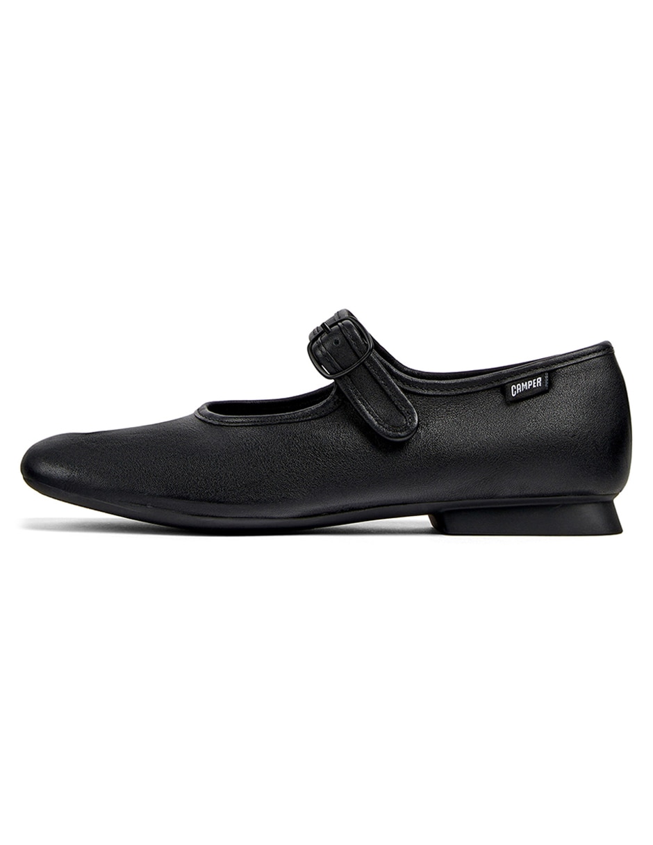 Balerina de piel para mujer