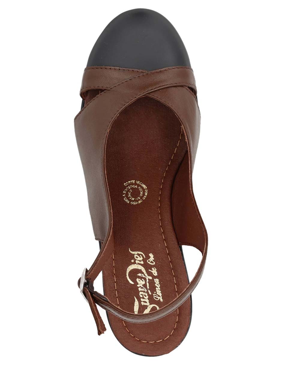 Zapato de tacón Suave Pies de piel para mujer