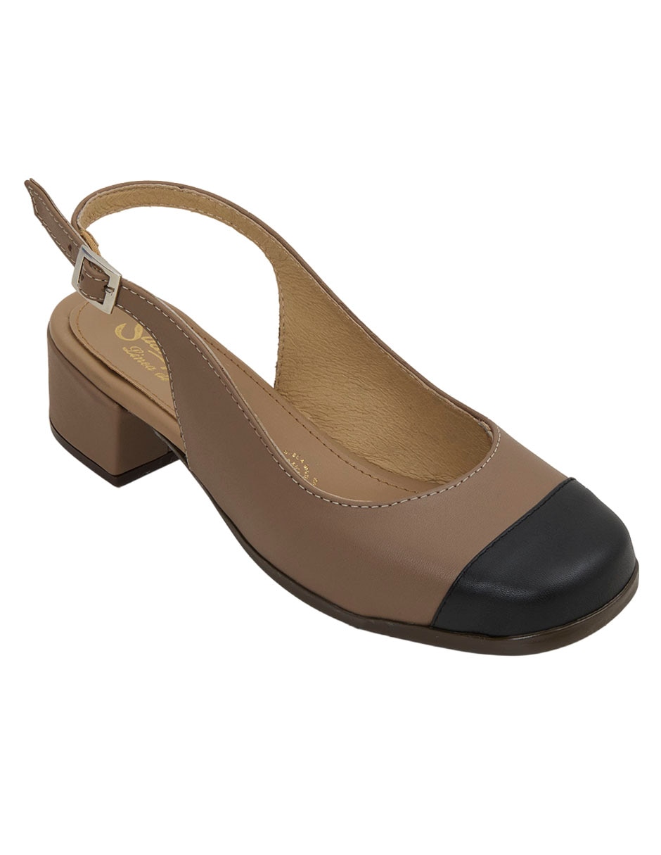 Zapato de tacón  de piel para mujer 2