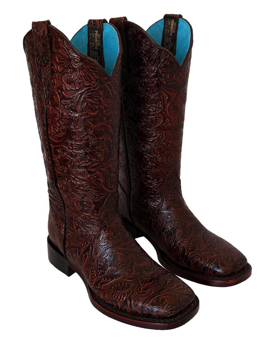Bota cowboy media pierna BDP Botas de Pedro de piel para mujer