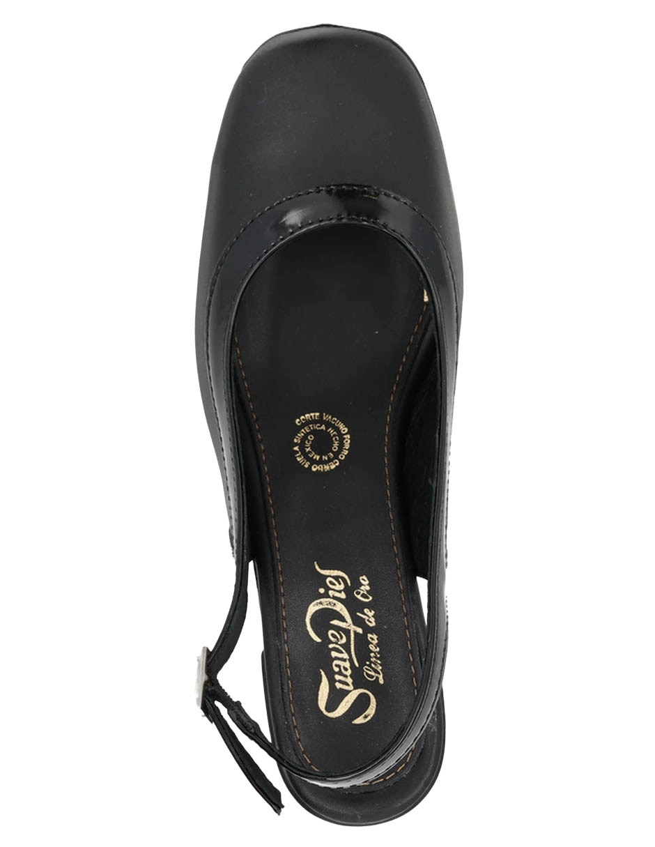 Zapato de tacón Suave Pies de piel para mujer
