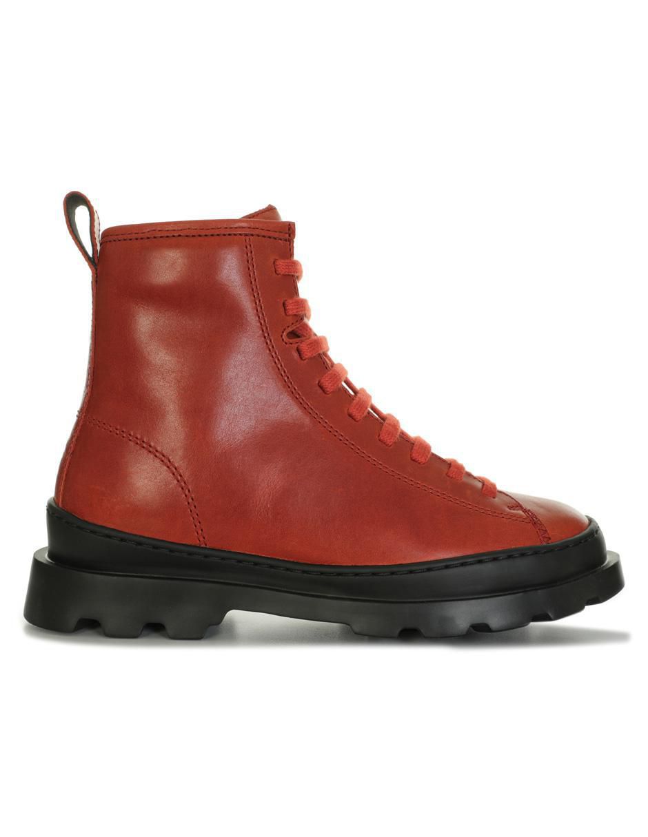 Bota al tobillo de piel para mujer