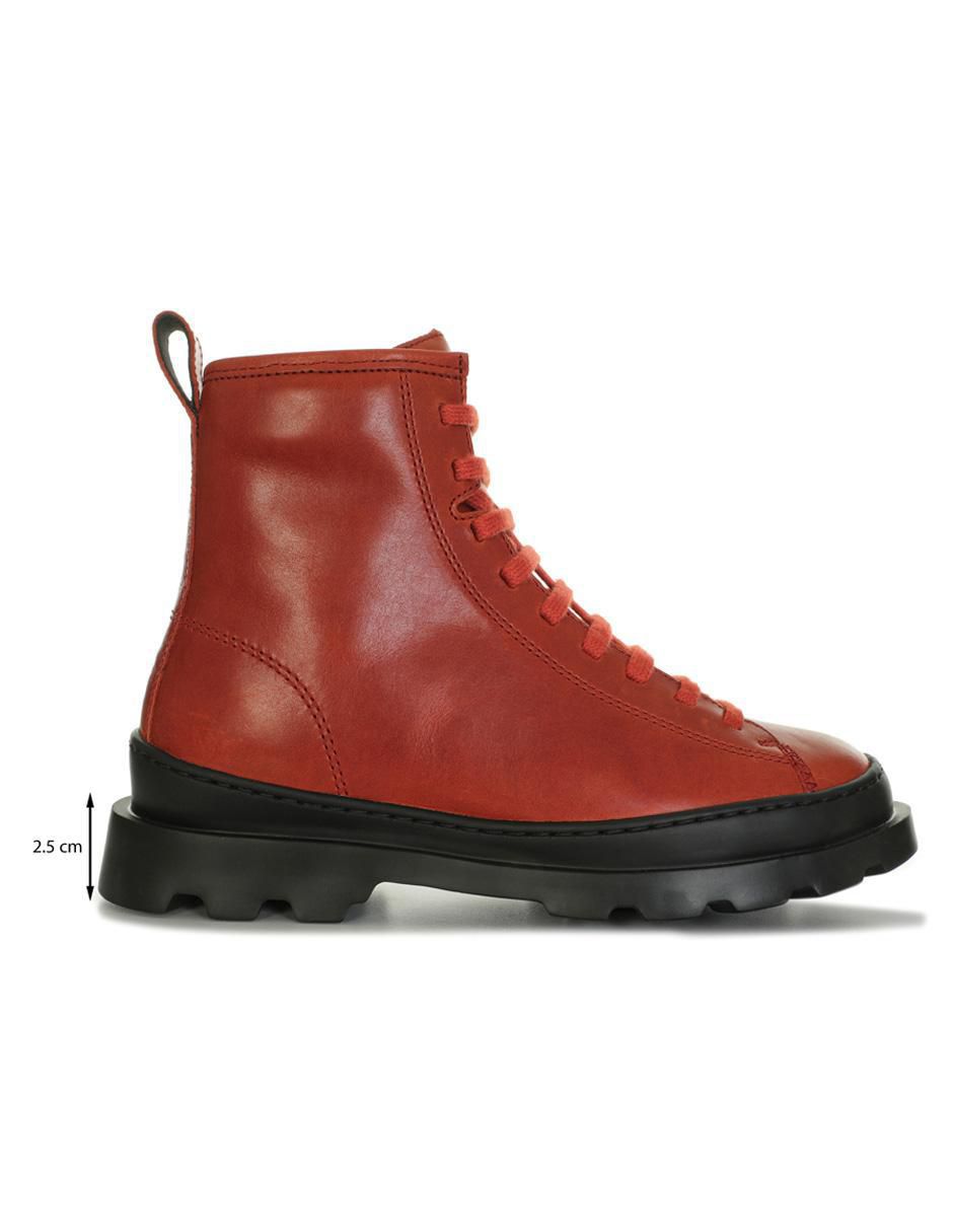 Bota al tobillo de piel para mujer 7