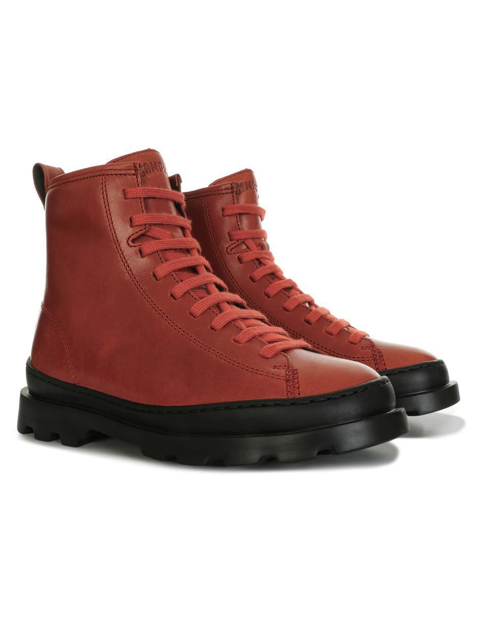 Bota al tobillo de piel para mujer