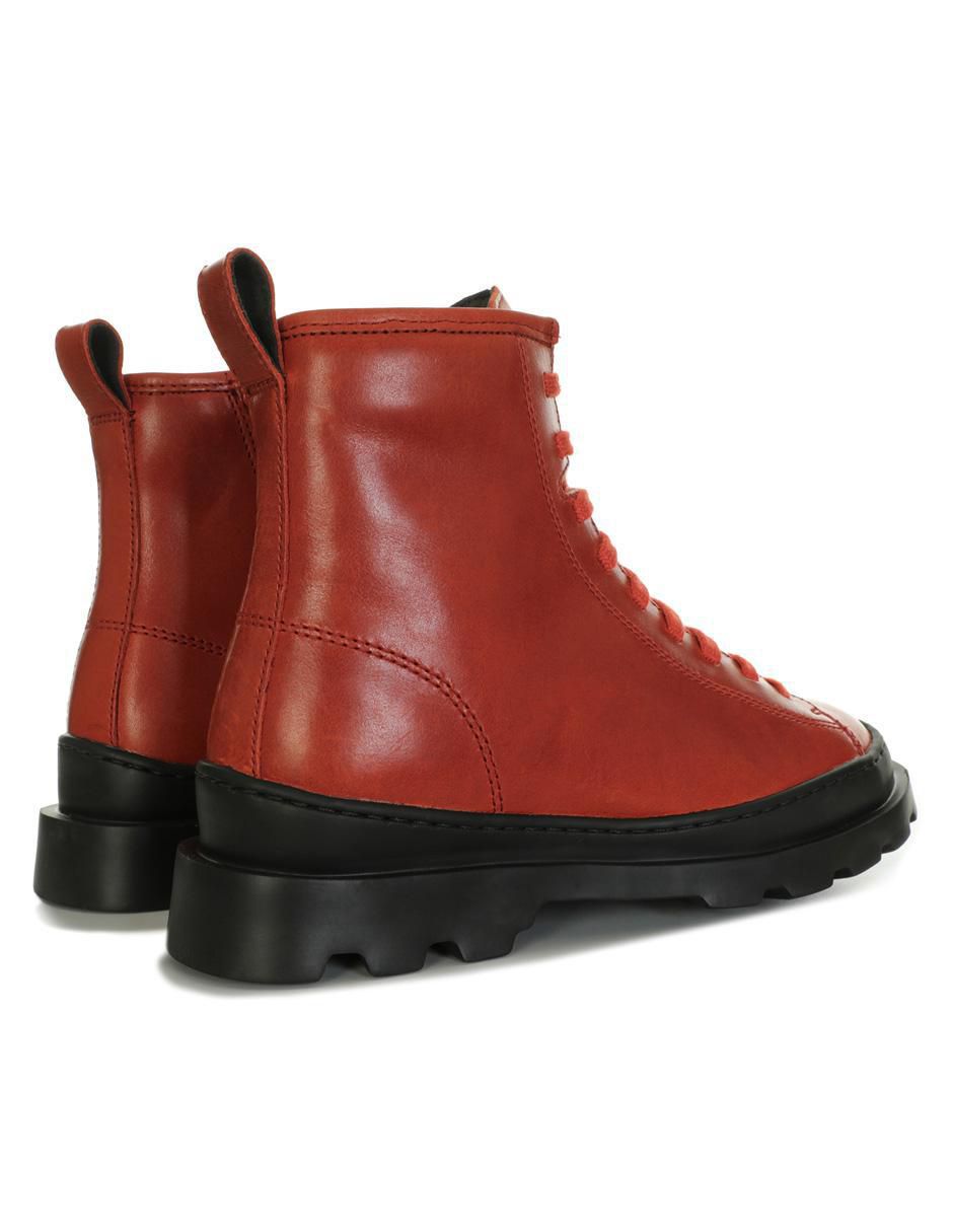 Bota al tobillo de piel para mujer