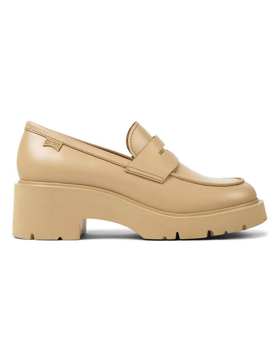 Mocasín Milah de piel para mujer
