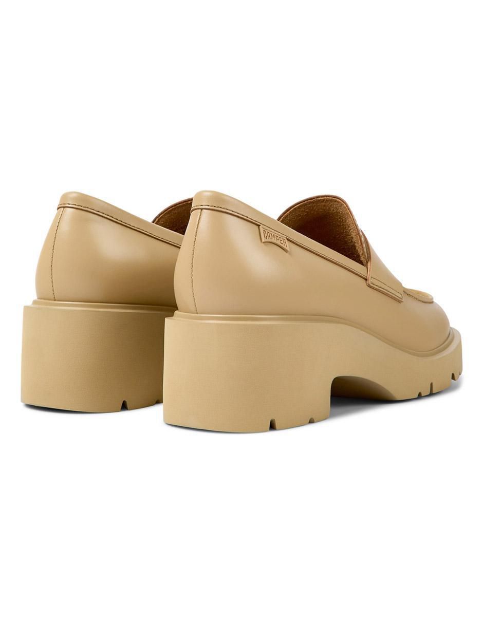 Mocasín Camper Milah de piel para mujer
