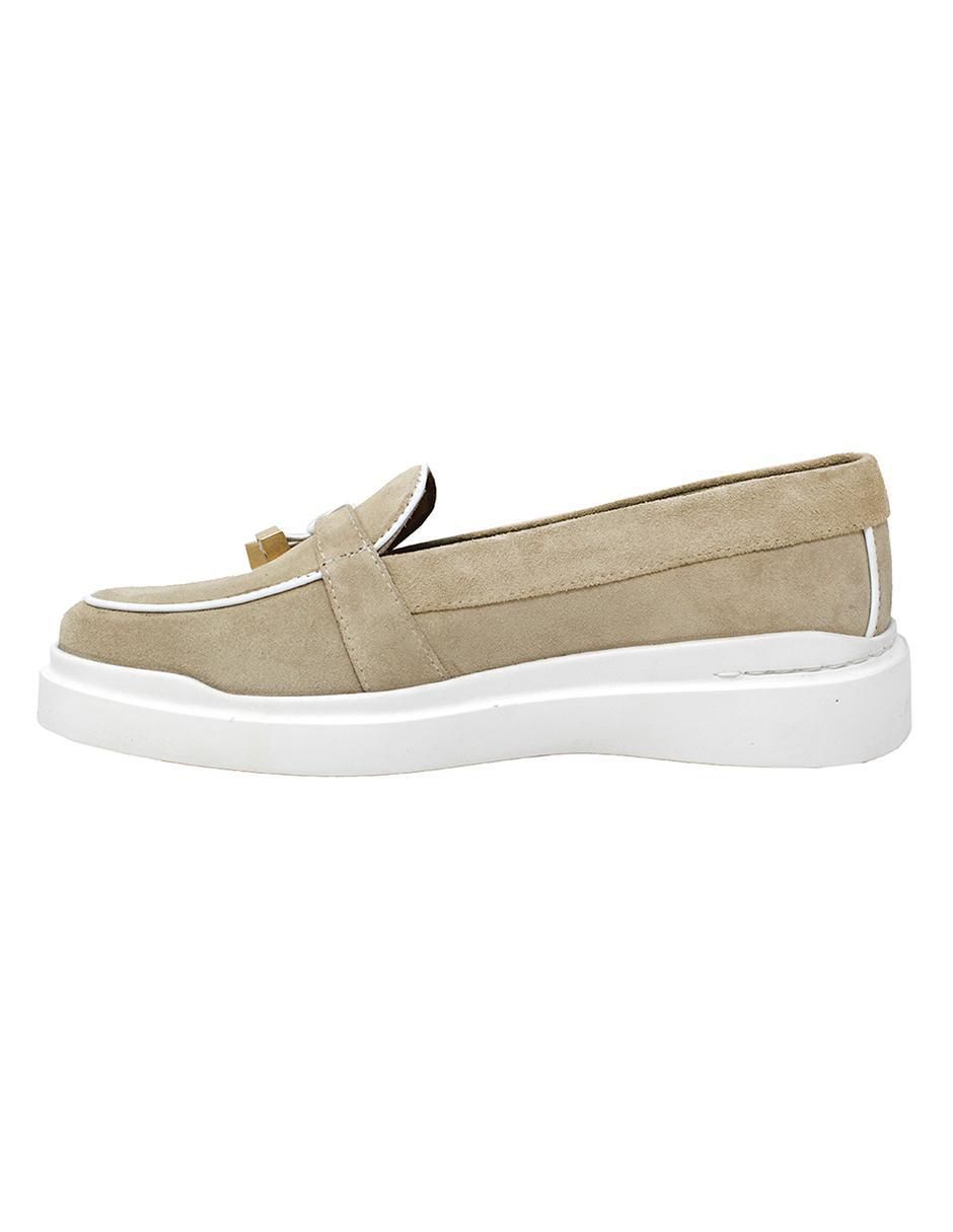 Mocasín Regina Romero Portofino de gamuza para mujer
