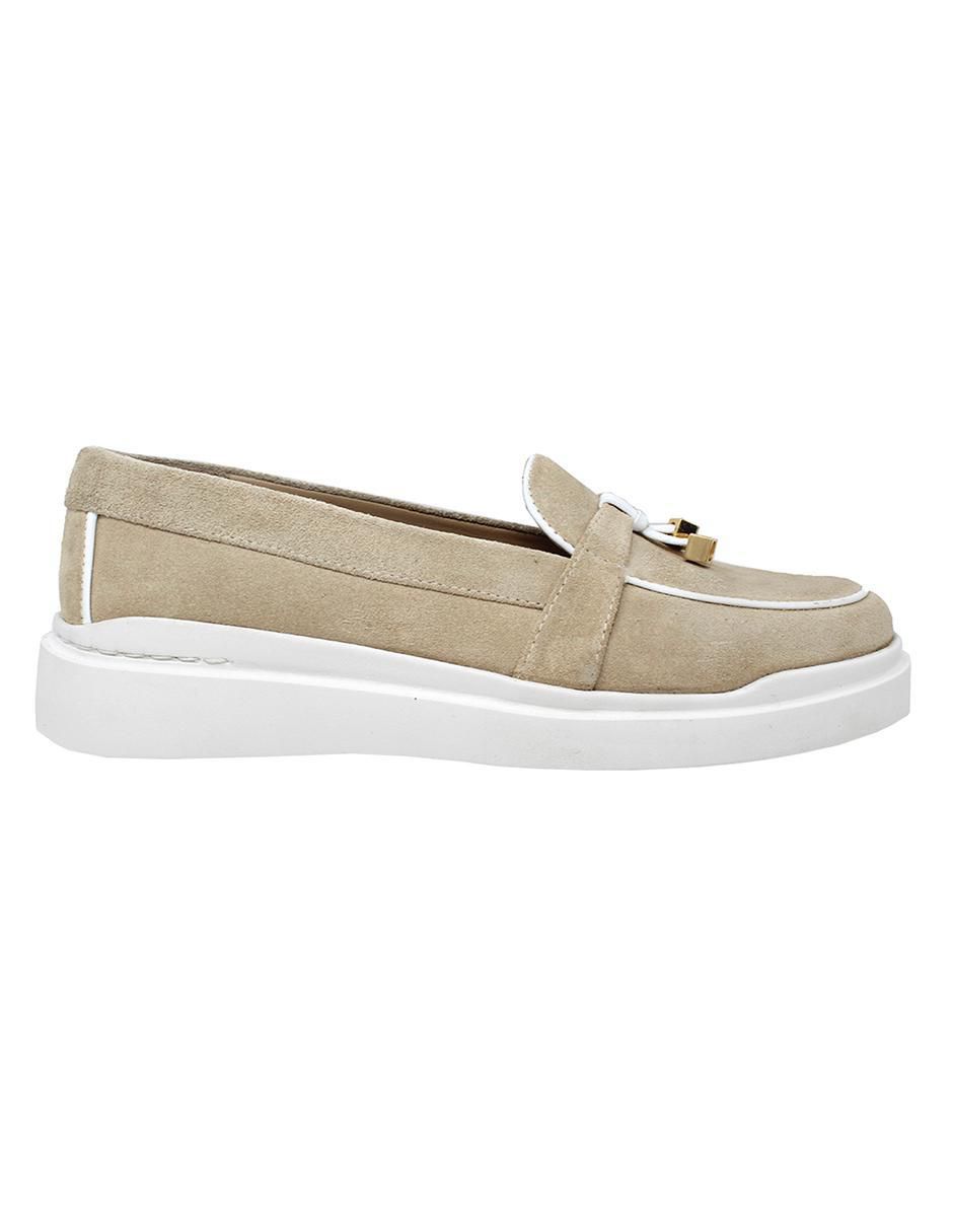 Mocasín Regina Romero Portofino de gamuza para mujer