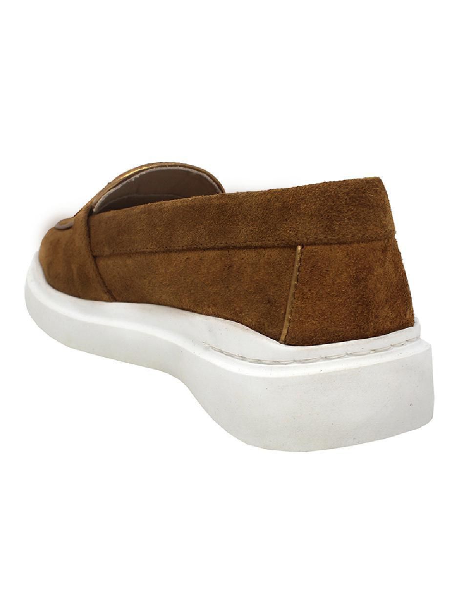 Mocasín Regina Romero Portofino de gamuza para mujer 3