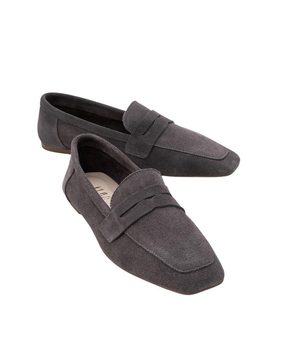 Mocasín Forever & Always Shoes Morne de piel para mujer