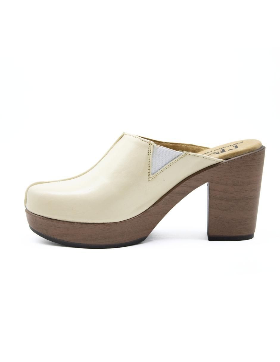 Zueco de piel para mujer 3