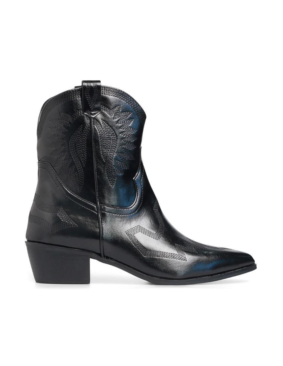 Bota cowboy al tobillo para mujer Bota cowboy al tobillo para mujer