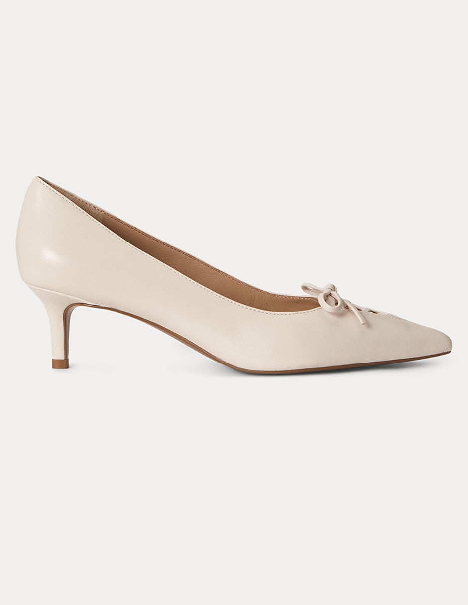 Zapatilla de piel Lauren Ralph Lauren Adrienne
