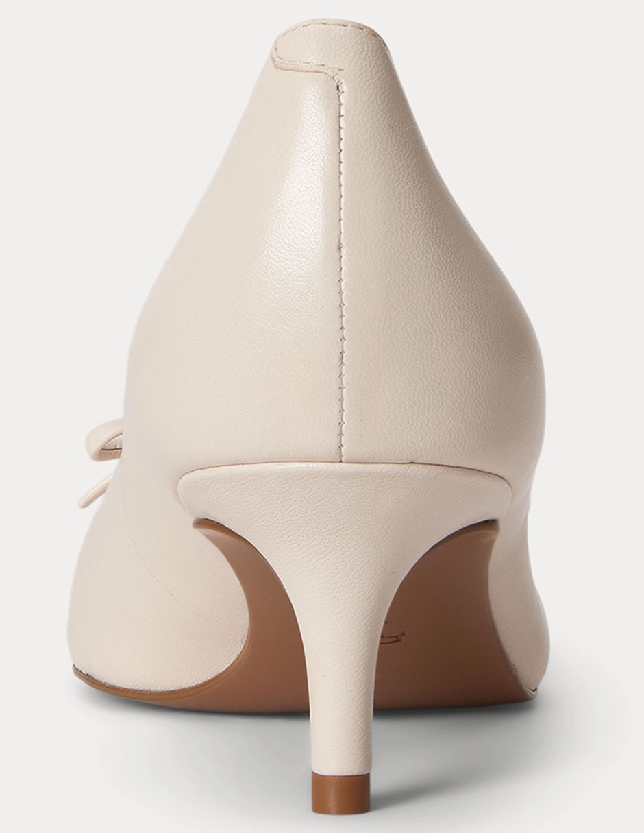 Zapatilla de piel Lauren Ralph Lauren Adrienne