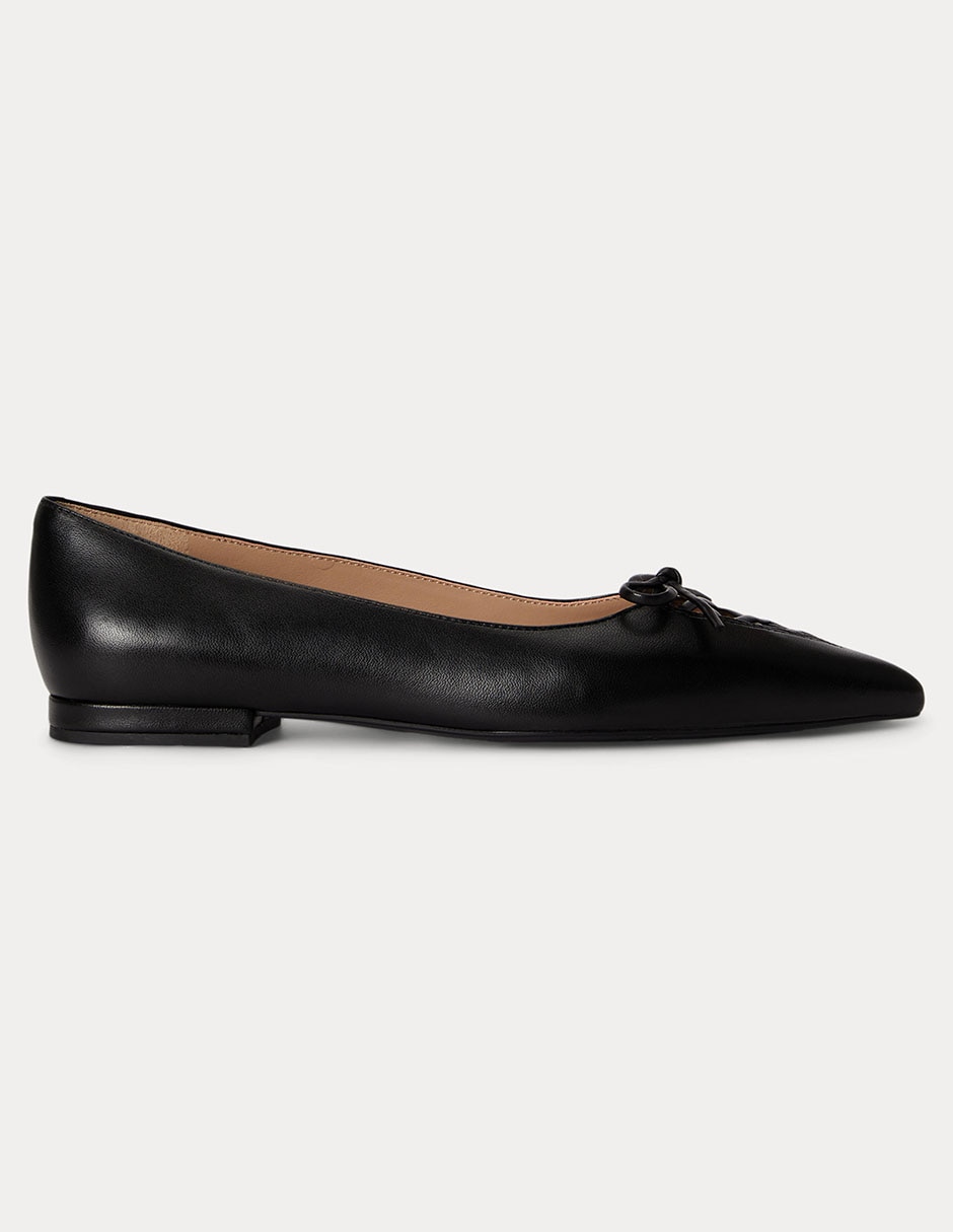 Balerina Lauren Ralph Lauren de piel para mujer